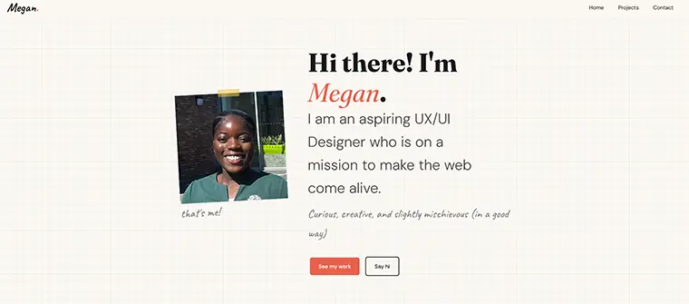 Portfolio Website screenshot